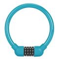 Bike Cable Lock 4 Digit Combined Braided Steel Cable Lock Blue