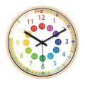 Wall Clock Battery Operated for Children Bedroom School Classroom