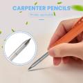 Carpenter Pencil Set with 7 Refill Leads, Built-in Sharpener,pencil B