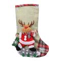 Christmas Stockings, Small Boots Gift Bags Ornaments Party Home, D