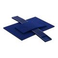 3pcs Bar Mat Silicone Cafe Water Filter Square Soft Pad Soft Bar Blue