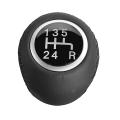 5 Speed Leather Gear Shift Knob for Fiat Grande Punto 2006-12