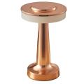 Touch Led Rechargeable Table Lamp Dining Table Bar Table Lamp,bronze
