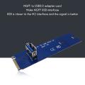 2pcs M.2 Ngff to Pci-e X16 Usb3.0 Riser Card Graphics Card Adapter