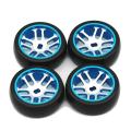 4pcs Wheel Rim + Tire for Wltoys K969 K979 K989 P929 Mini-z Q D ,3