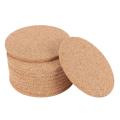 Set Of 40 Cork Bar Drink Coasters 90mm, 5mm Thick