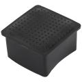 Square Black Rubber 50mmx50mm Foot for Table Chair Leg