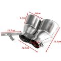 Car Stainless Steel Rear Exhaust Muffler Pipe Tail Tube for Mercedes