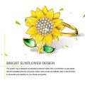 12 Pieces Sunflower Napkin Rings for Wedding, Dinner Party, Birthday
