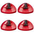 For O-cedar Easy Rotary Mop Head Triangular Base (4pcs Red)