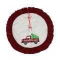 90cm New Year Decoration Christmas Tree Skirt for Scene Layout