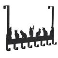 Over The Door Hooks Hanger - with 8 Hooks, Towel Hooks