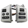 A Pair Control Buttons with Cables Silver Button for Nissan Sylphy