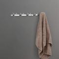 16in Hotel Bathroom Towel Hook Stainless Steel Coat Hook Wall-mounted