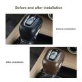 For Volvo Suede Black Central Console Gear Shift Lever Cover