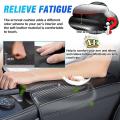 Center Console Cover Pu Armrest Seat Box Cover Pad with Storage Bag