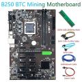 B250 Btc Mining Motherboard Kit Lga1151 Support 12 Pci-e16x Graphics