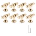 8 Packs Champagne Gold Cabinet Knobs Drawer Knobs Euro T Bar Knobs