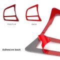 Steering Wheel Button Cover for Bmw- 3 4 Series Gt F30 13-19,red