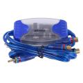 Universal 4 Channel Rca Input Output Ground Loop Isolator Line