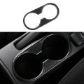 Carbon Fiber Style Abs Water Cup Holder Panel Cover Trim for Mazda