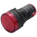 Ac/dc 24v Led Power Indicator Pilot Signal Lamp 22mm Red Light