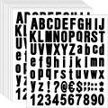 770 Pieces 10 Sheets Self Adhesive Vinyl Letters Numbers, for Mailbox