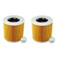 2 Pcs Cartridge Filter for Karcher Vacuum Cleaner Wd3 Premium