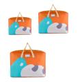 Clothes Storage Bags Cartoon Portable Box Pillow Quilt Blanket Home D