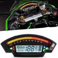 Motorcycle Universal Lcd Digital Speedometer 14000rpm 6 Gear 199km/h