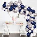 Navy Blue Balloons Garland Kit Arch with Balloon Accessories