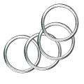 4pcs Replace Gasket Spacer Parts Electric Bicycle Motor Bottom Spacer