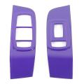 Window Lift Panel Cover Decoration Trim Accessories, Purple
