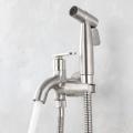 Bidet Spray Set 2 Way Tap Faucet Bathroom Toilet Hose Water Tap