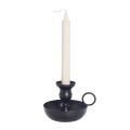 Taper Candle Holder Set Of 2,black Candlestick Holders