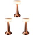 Press Sensor Table Lamps,desk Lamp,rechargeable Led Stand,bronze
