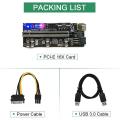 Pcie 1x to 4 Pci-express Adapter+ver010 Plus Riser Card