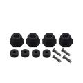 4pcs 5mm to 12mm Wheel Axle Shaft Combiner Wheel Hex Adapter for Wpl