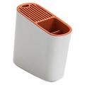 Kitchen Drain Knife Holder Knife Block Stand Organizer Orange