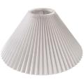 Pleats Lampshade for Table Lamp Standing Lamps Japanese Style -white