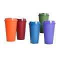 5 Pcs/set 16 Oz Plastic Reusable Color Changing Cold Water Cups