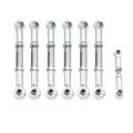 7pcs Adjustable Metal Pull Rod Link Rod Linkage for 1/10 Traxxas