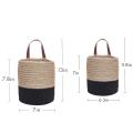Wall Hanging Cotton Rope Basket with Handle for Flower Plants (s+l)