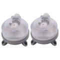 2x Air Differential Pressure Switch 20-200pa Adjustable