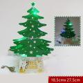 Diy Christmas Tree Christmas Desktop Decor Santa Decoration (green)