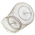 Foldable Steel Wire Pot Trap Net Crab Crawdad Cage Fish Basket