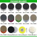 150 Pcs 3 Inch Sanding Discs 400-10000 Grits for Drill Grinder