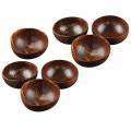 7pcs 12-15cm Coconut Bowl Handmade Coconut Shell Tableware