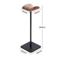 Walnut Wood Headphone Stand Holder Aluminum Supporting Bar,black