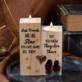 Wooden Candle Holder for Friend Couples Gift Candlestick Holders -a